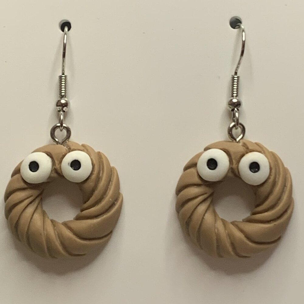Donut Earring, Baking Earrings, Funny Food, Food Jewelry, Food Earrings, Gift - Picture 10 of 10